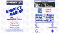 Desktop Screenshot of knapiksmarine.com